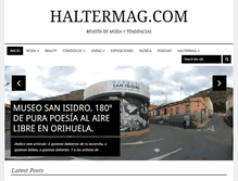 Tablet Screenshot of haltermag.com